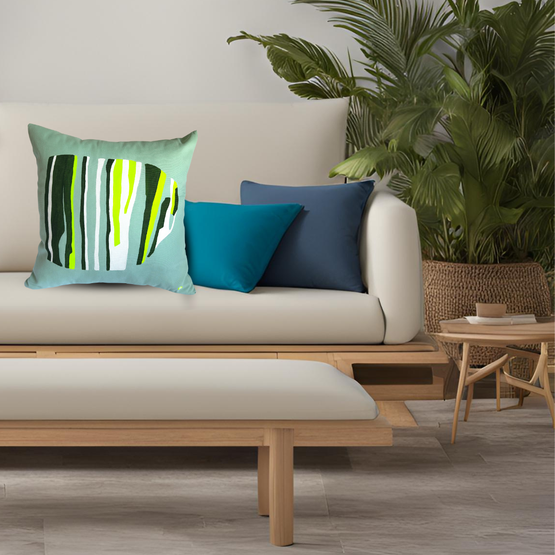 Coussin Filibo NOM - Vert Menthe