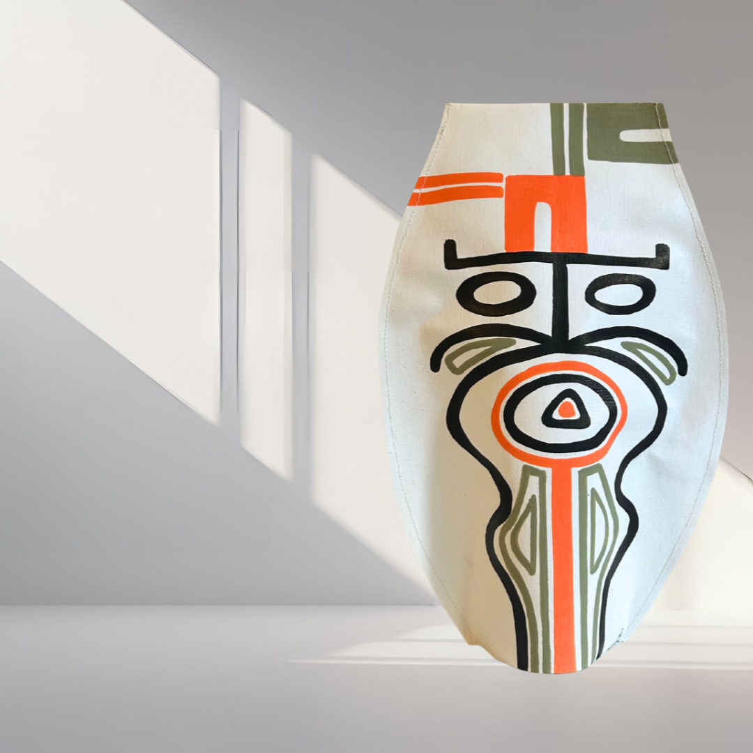 Vase Lignes Sacrées - Blanc