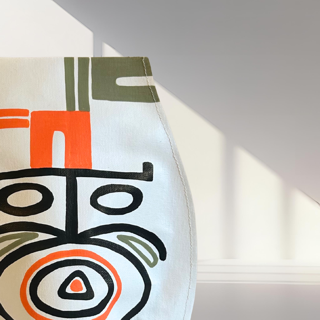 Vase Lignes Sacrées - Blanc