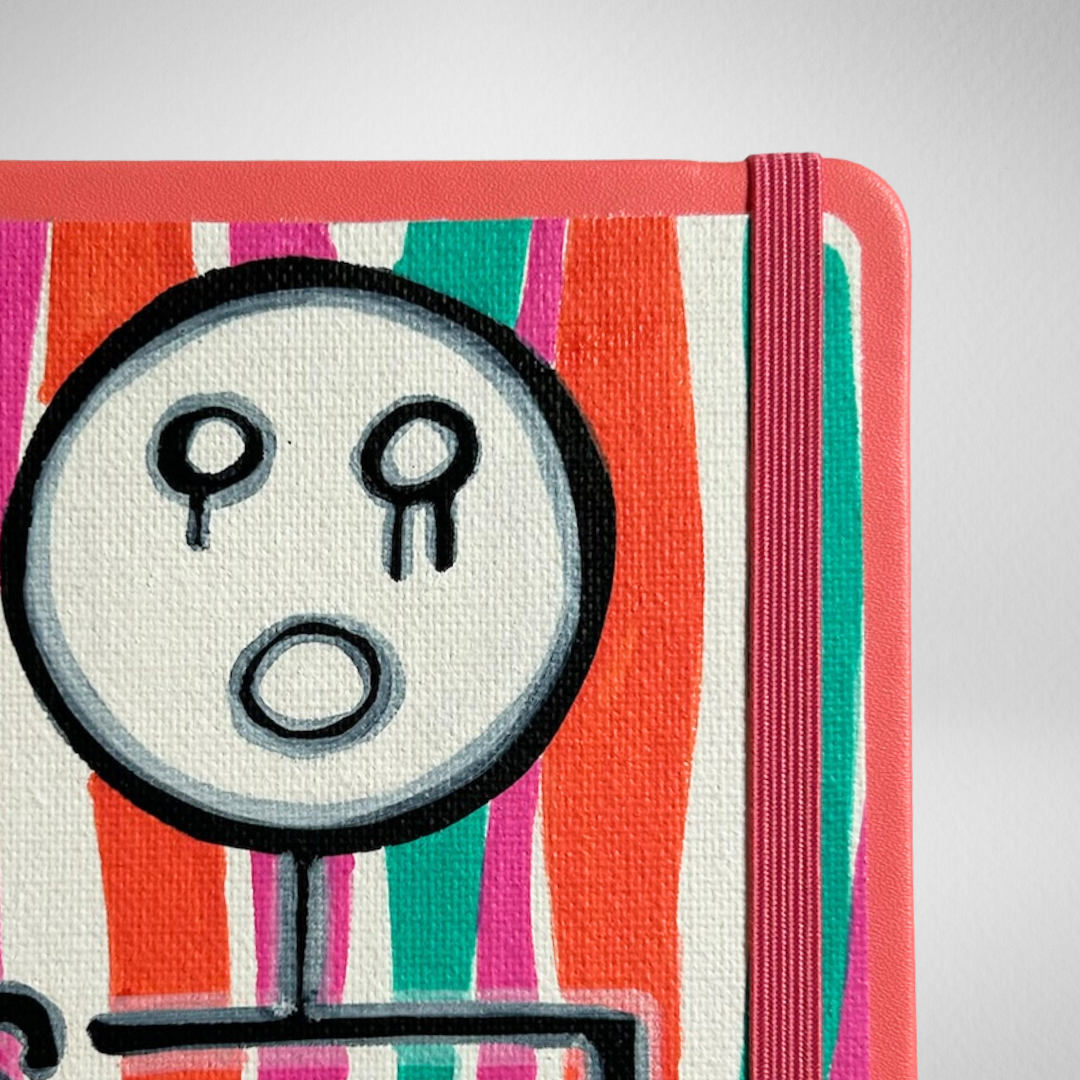 Carnet Lignes Sacrées - Rose