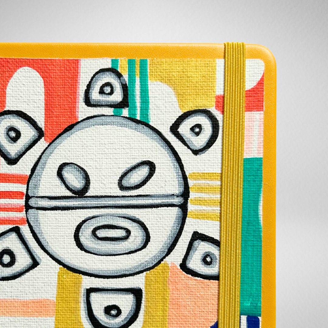 Carnet Lignes Sacrées - Jaune