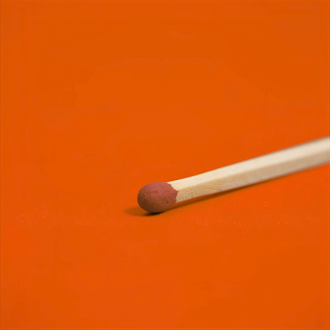 Boîte d’allumettes - Orange