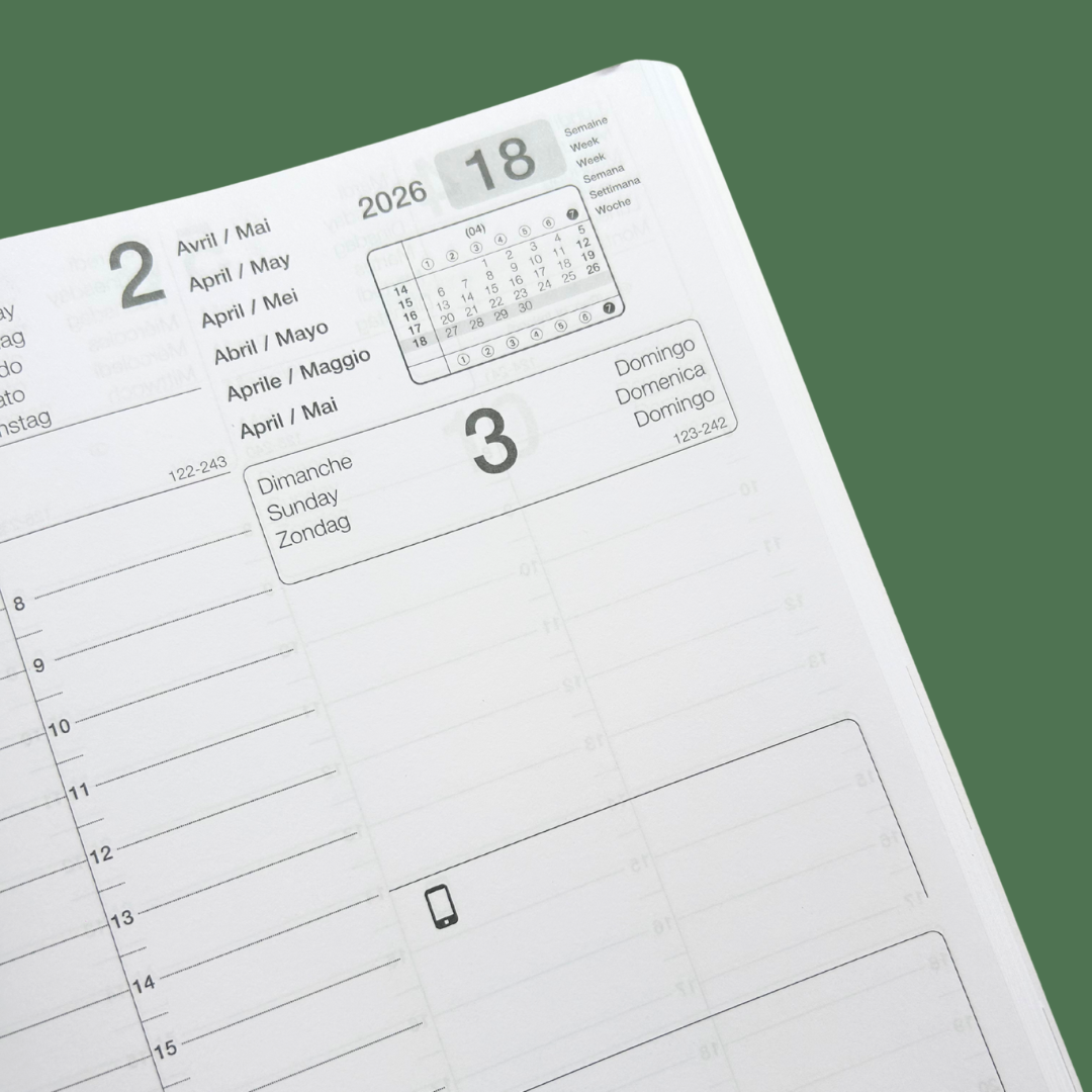 Agenda Utopie KAKI Chic - Vert