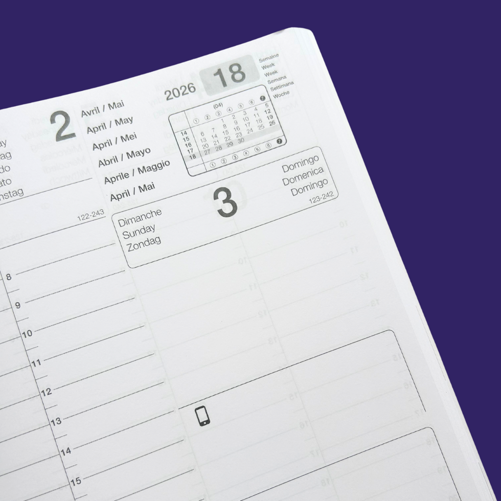 Agenda Utopie HOT Chocolate - Violet