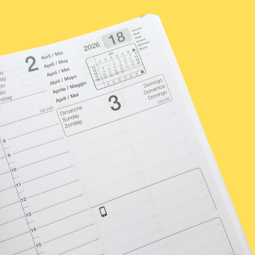 Agenda Utopie YELLOW Mood - Jaune