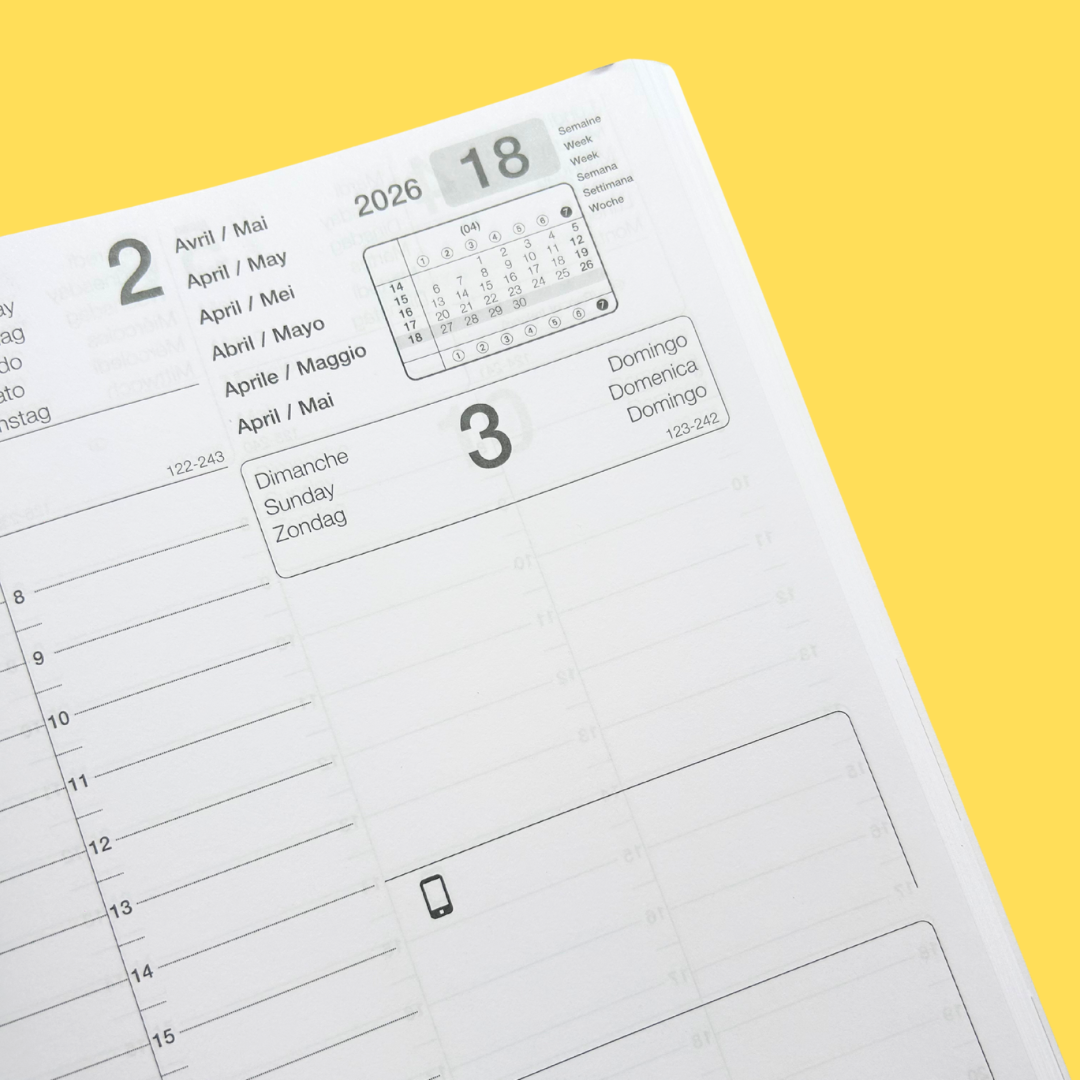 Agenda Utopie YELLOW Mood - Jaune