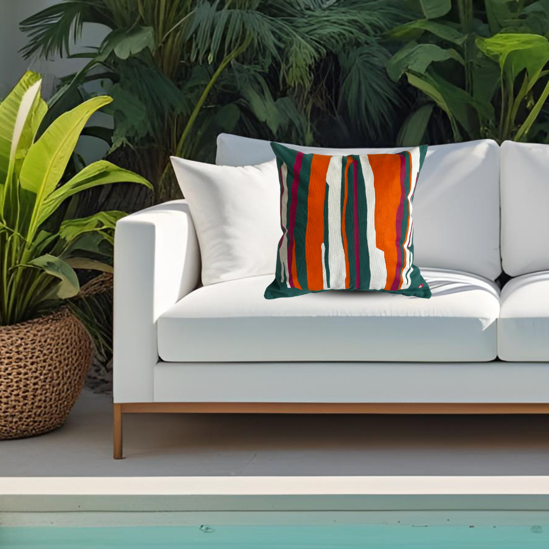 Coussin Filibo Mandarine - Vert