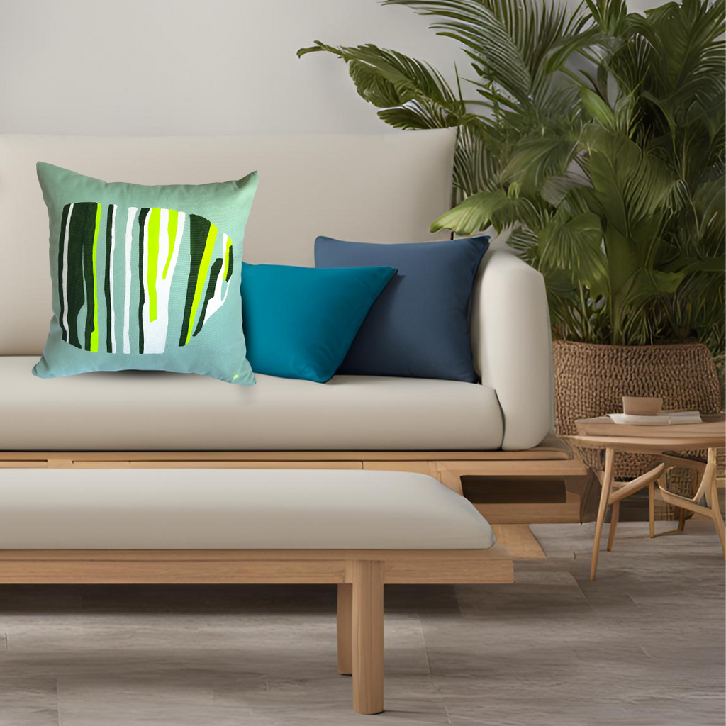 Coussin Filibo NOM - Vert Menthe