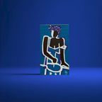 Boîte d’allumettes - Bleu