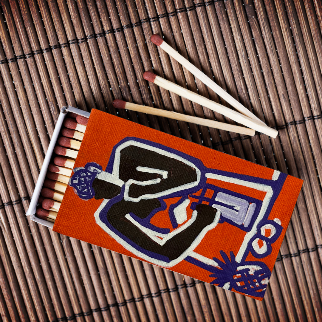 Boîte d’allumettes - Orange