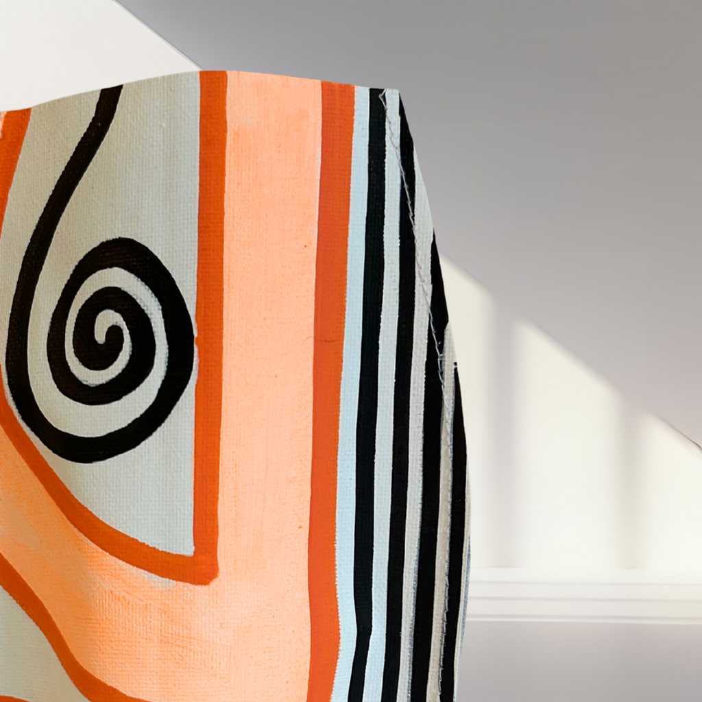 Vase Lignes Sacrées - Orange