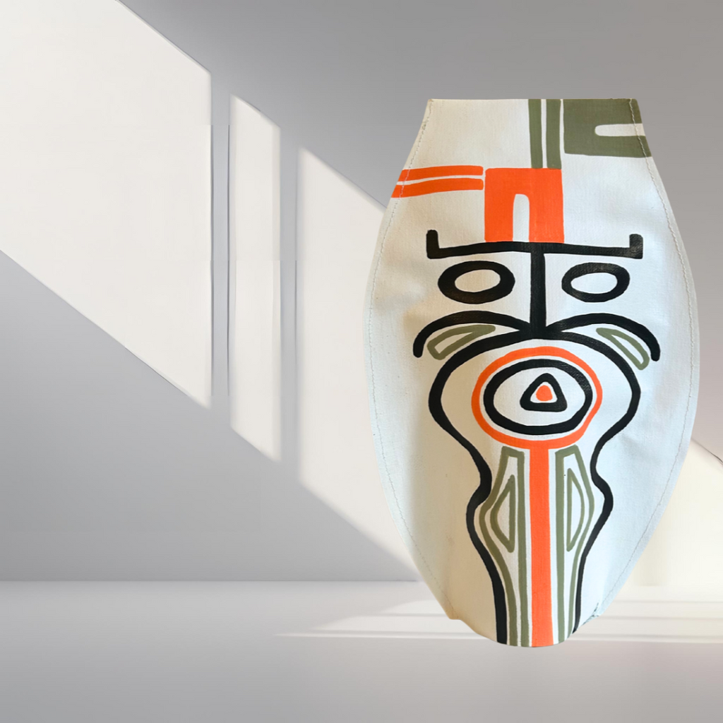 Vase Lignes Sacrées - Blanc