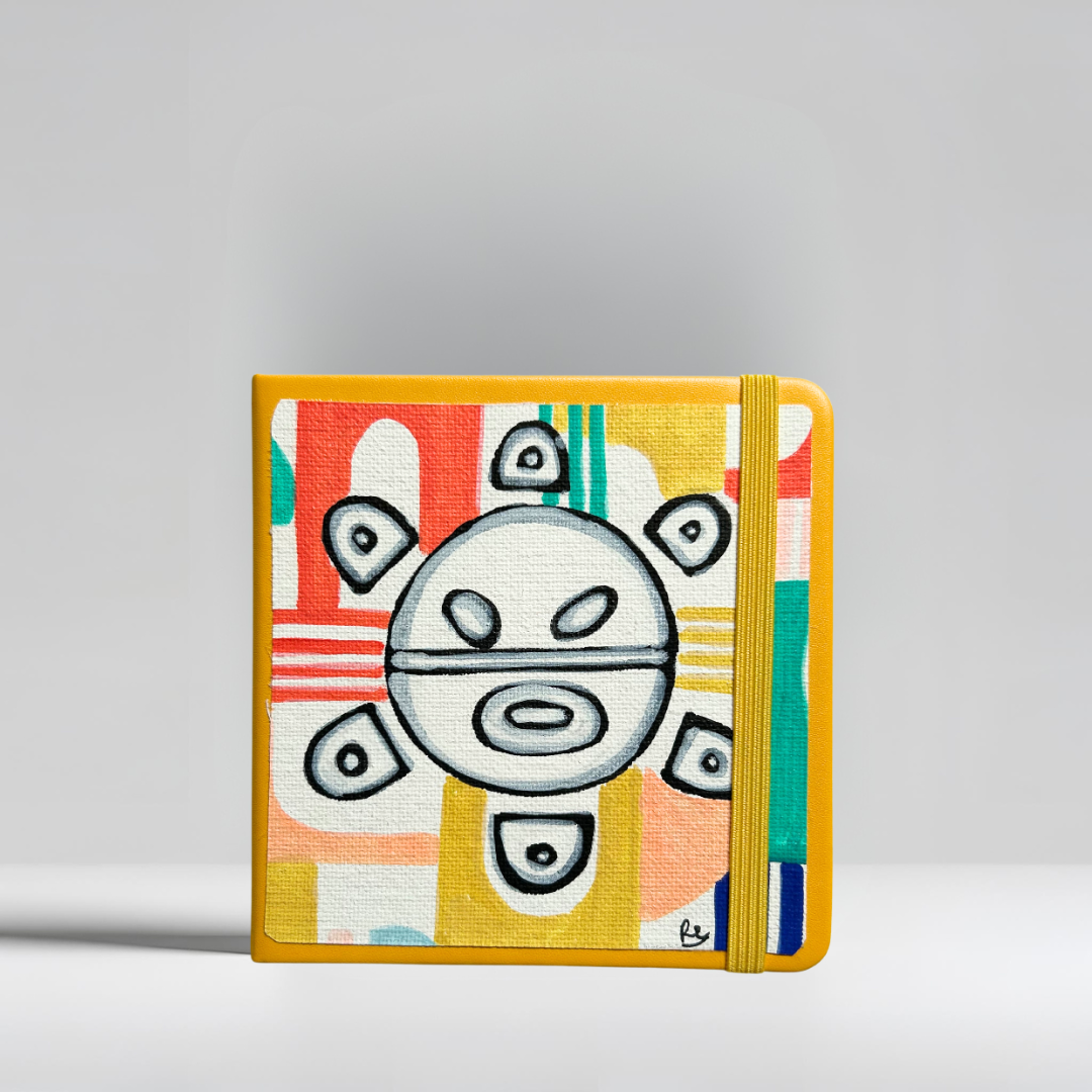 Carnet Lignes Sacrées - Jaune