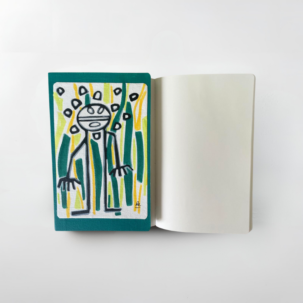 Carnet Lignes Sacrées - Vert