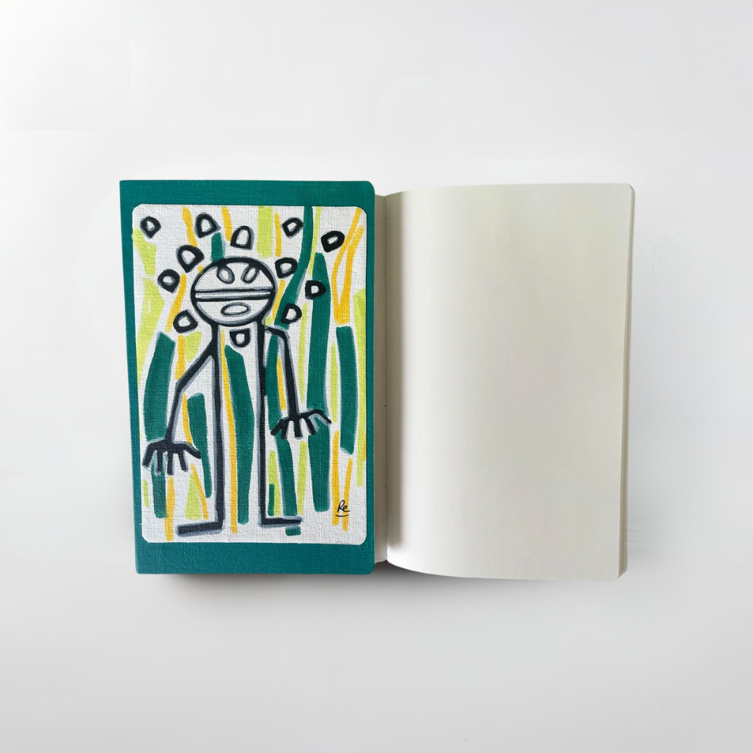 Carnet Lignes Sacrées - Vert