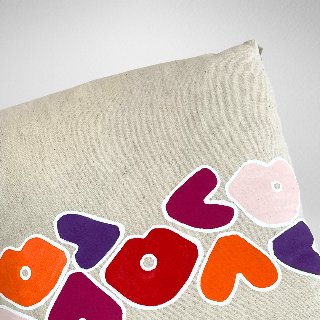 Coussin Pep's & soda Ti Bo - Rouge