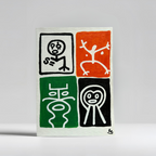 Carnet Lignes Sacrées - Blanc