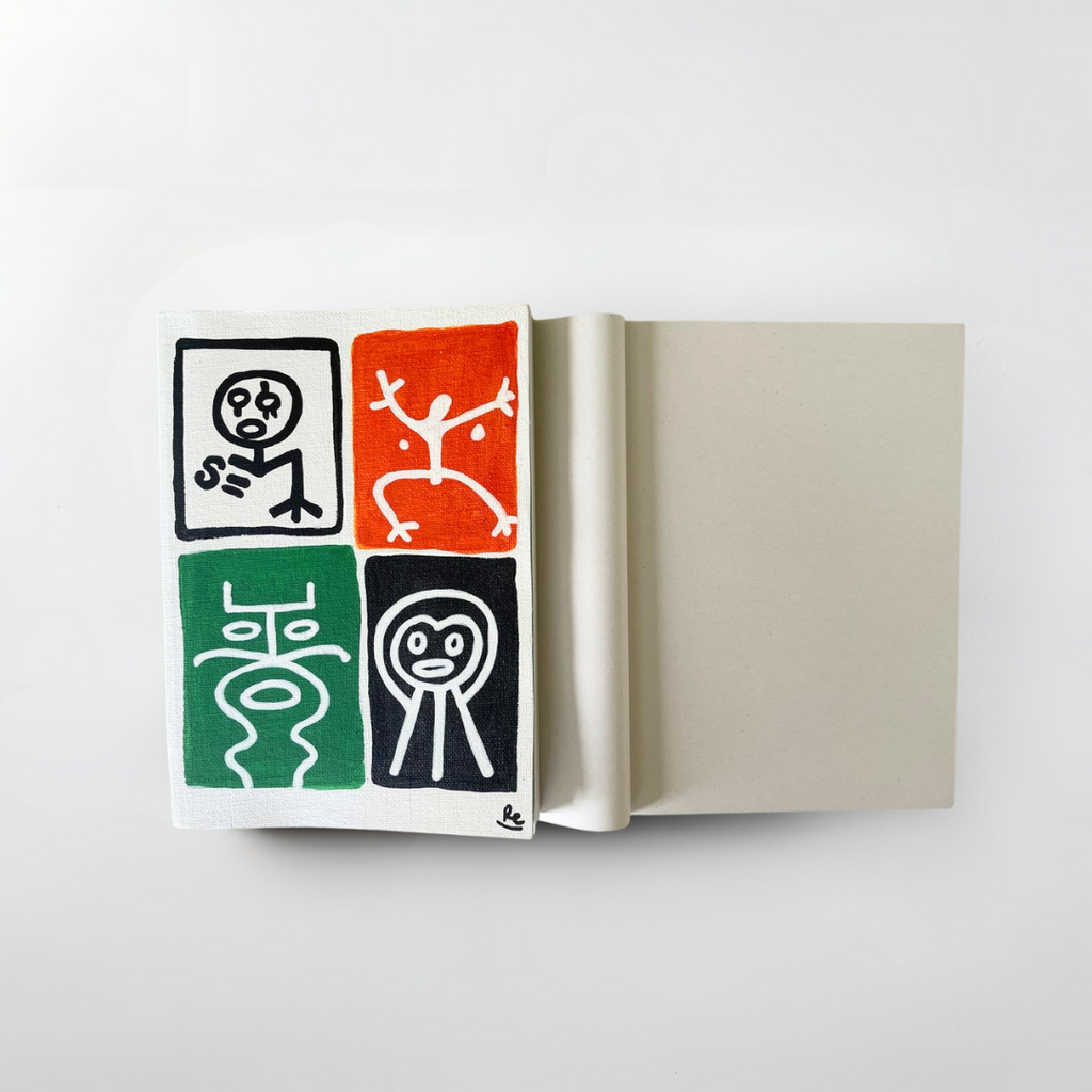 Carnet Lignes Sacrées - Blanc