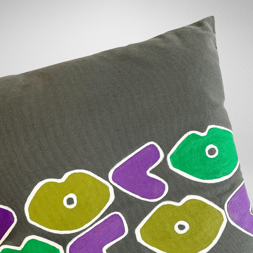 Coussin Pep's & soda Ti Bo - vert