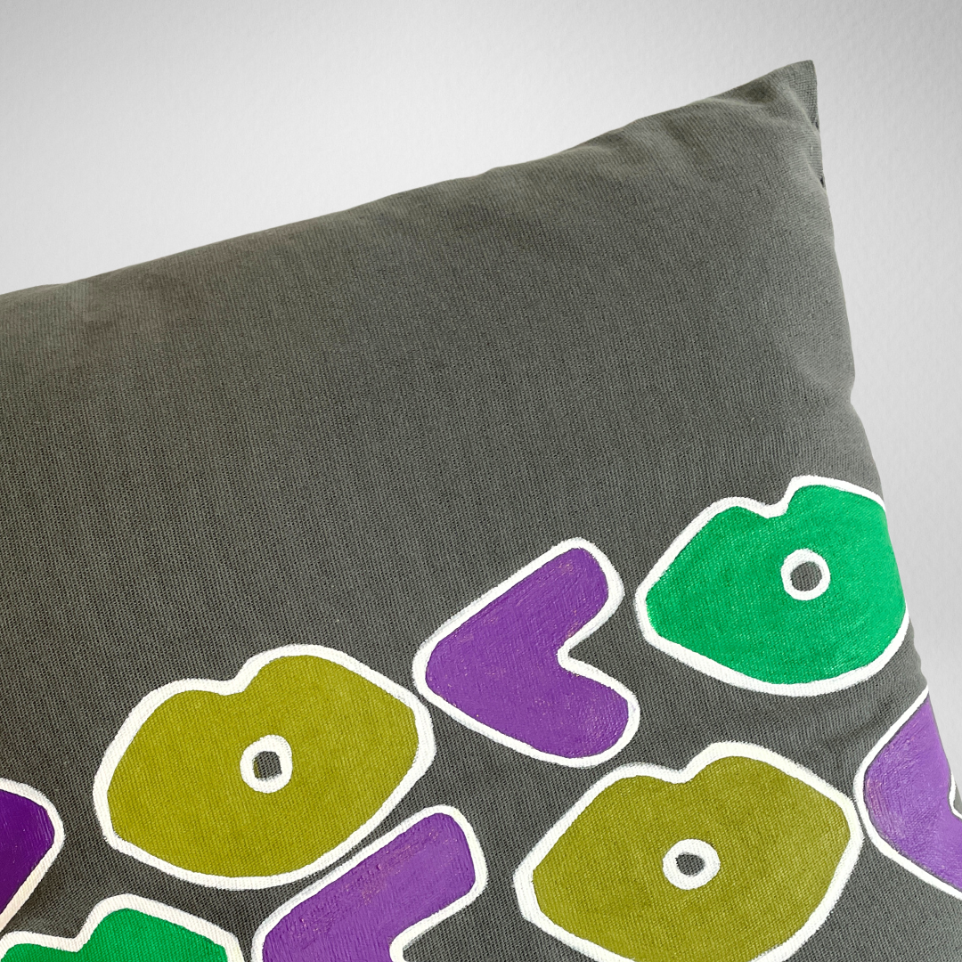 Coussin Pep's & soda Ti Bo - vert