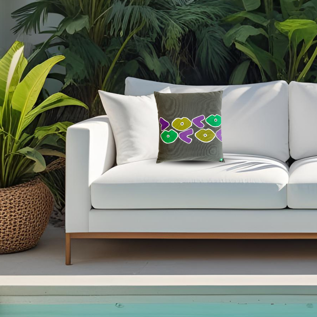 Coussin Pep's & soda Ti Bo - vert