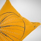 Coussin Bod lanmè Echinoza - Jaune