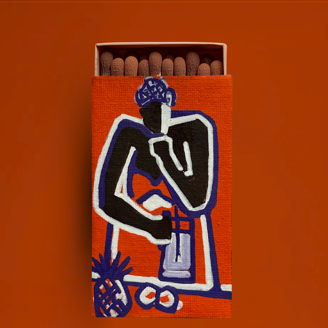 Boîte d’allumettes - Orange